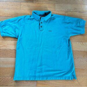 Vintage Patagonia Polo Shirt‎ Mens M Golf 100% Cotton Green